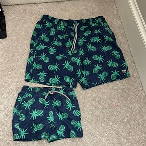 Father & Son Tom and Teddy swimsuits
